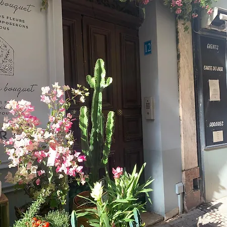 Charme & Authenticite 3p Vielle アパート アンティーブ